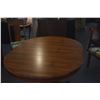 Image 12 : MARTIN & MACARTHUR KOA PEDESTAL TABLE (SER. NO. 15223) W/1 LEAF & 4 MARTIN & MACARTHUR KOA SIDE CHAI