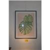 Image 1 : FRAMED ART PRINT, "MONSTERA DELICIOSA"; SIGNED T. TODO (27 1/2" X 35 1/2")