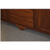 Image 12 : KOA BUFFET W/4 DRAWERS & 2 DOORS W/SHELVES (61" X 20 1/2" X 36 1/4")