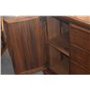 Image 7 : KOA BUFFET W/4 DRAWERS & 2 DOORS W/SHELVES (61" X 20 1/2" X 36 1/4")