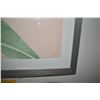 Image 2 : FRAMED ART PRINT, "BANANA LEAVES"; SIGNED T. TODO (27 1/2" X 35 1/2")