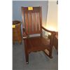 Image 1 : KOA WOOD ROCKING CHAIR; MARKED: KEAAU, HAWAII