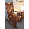 Image 2 : KOA WOOD ROCKING CHAIR; MARKED: KEAAU, HAWAII