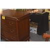 Image 2 : PEERGEN CHEST W/3 DRAWERS, TOP LIFTS TO STORAGE & MIRROR