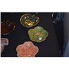 Image 2 : COLLECTION OF CERAMIC DISHES (HIBISCUS FLOWER, LEAF DISHES, DOTTED CUP, CROWN FLOWER DEMITASSE) (9 P