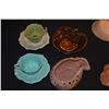 Image 5 : COLLECTION OF CERAMIC DISHES (HIBISCUS FLOWER, LEAF DISHES, DOTTED CUP, CROWN FLOWER DEMITASSE) (9 P