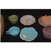 Image 8 : COLLECTION OF CERAMIC DISHES (HIBISCUS FLOWER, LEAF DISHES, DOTTED CUP, CROWN FLOWER DEMITASSE) (9 P