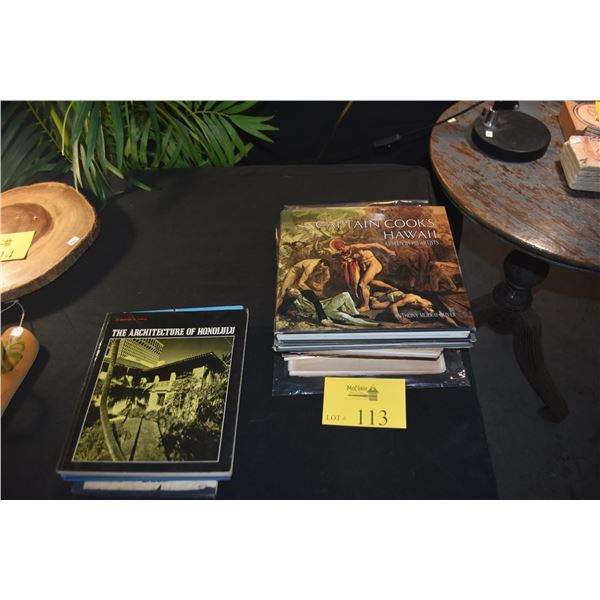 COLLECTION OF BOOKS ON HAWAII (8 PCS)