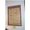 Image 1 : FRAMED TIBETAN MEDICAL PAINTING (19 1/4" X 27 1/4")