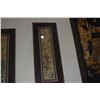 Image 2 : FRAMED CHINESE SILK EMBROIDERIES (10" X 26 3/4") (2 PCS)
