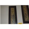 Image 3 : FRAMED CHINESE SILK EMBROIDERIES (10" X 26 3/4") (2 PCS)