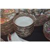 Image 16 : COLLECTION OF CANTON FAMILLE ROSE DISHES, BOWLS, CUPS & SPOONS (98 PCS)
