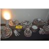 Image 1 : COLLECTION OF CANTON FAMILLE ROSE DISHES, BOWLS, CUPS & SPOONS (98 PCS)