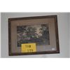 Image 1 : FRAMED ENGRAVING, PASTORAL LANDSCAPE (15" X 11 3/4")