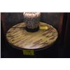 Image 2 : ROUND PEDESTAL SHABBY CHIC TABLE