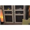 Image 4 : LARGE RUSTIC WOODEN SCREENED DISPLAY CASE (77" X 8' X 18")