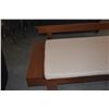 Image 3 : TEAK DAY BED W/CUSHION (89" X 44 1/4")