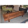 Image 6 : TEAK DAY BED W/CUSHION (89" X 44 1/4")