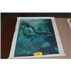 Image 1 : GICLEE ON CANVAS, DOLPHINS; BY D. DANO (28 1/2" X 35 1/2")