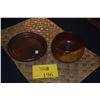 Image 1 : KOA WOOD BOWL & WOOD PLATE MARKED HAWAII (2 PCS)