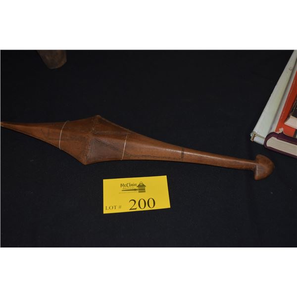 20" CLUB W/CARVED DESIGNS