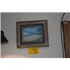 Image 1 : FRAMED OIL PAINTING; SIGNED LAVENT (13" X 11 1/4")