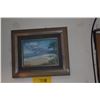 Image 2 : FRAMED OIL PAINTING; SIGNED LAVENT (13" X 11 1/4")