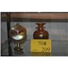 Image 1 : MULTI COLOR JACK IN THE PULPIT GLASS VASE; SIGNED & ROBERT HELD STUDIO ART GLASS VASE (2 PCS)