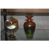 Image 2 : MULTI COLOR JACK IN THE PULPIT GLASS VASE; SIGNED & ROBERT HELD STUDIO ART GLASS VASE (2 PCS)