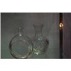 Image 2 : ORREFORS CRYSTAL DECANTER & CUT FLOWER VASE (2 PCS)