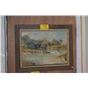 Image 1 : FRAMED OIL ON CANVAS; SIGNED HAMILTON (30" X 24")