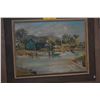 Image 2 : FRAMED OIL ON CANVAS; SIGNED HAMILTON (30" X 24")