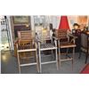Image 2 : TEAK BAR STOOLS (3 PCS)