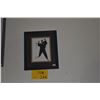 Image 1 : FRAMED MICHEL CANETTI JAZZ MUSICIAN LITHOGRAPH ART PRINT (9 1/4" X 11 1/4")