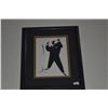 Image 2 : FRAMED MICHEL CANETTI JAZZ MUSICIAN LITHOGRAPH ART PRINT (9 1/4" X 11 1/4")