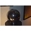 Image 2 : CHROME ORB W/STAND & LARGE BLUE GLASS BALL (2 PCS)