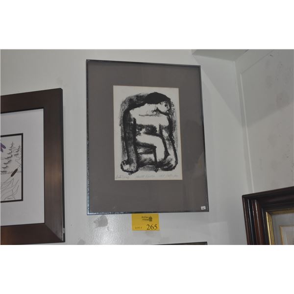 FRAMED ARTIST PROOF, 1969 SIGNED
