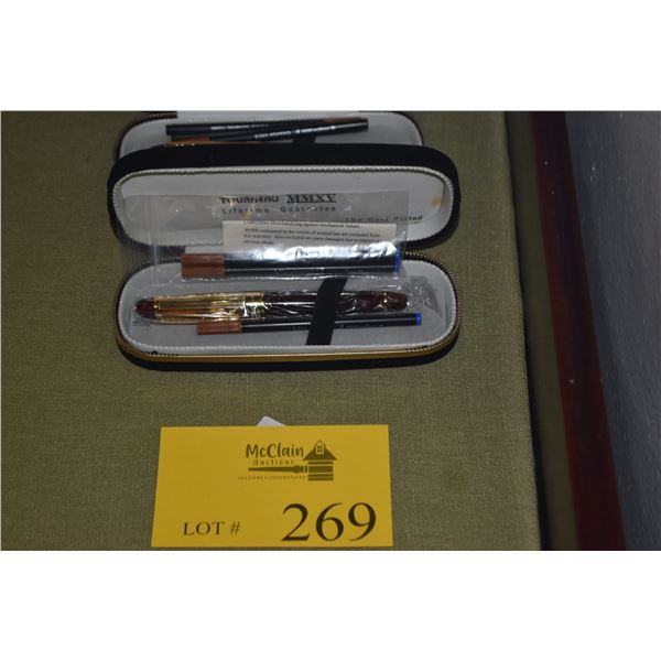 TOURNEAU MMXV PENS IN CASES W/REFILLS (2 PCS)