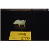 Image 1 : SERPENTINE JADE CARVED PIG ON STAND