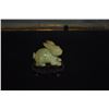 Image 2 : SERPENTINE JADE CARVED RABBIT ON STAND