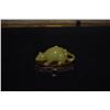 Image 2 : SERPENTINE JADE CARVED RAT ON STAND