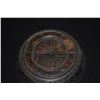 Image 2 : ANTIQUE CARVED COCONUT & LACQUER CHINESE BOWL (5 1/4")