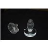 Image 2 : LALIQUE SWAN & LALIQUE OWL (2 PCS)