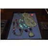 Image 1 : COLLECTION OF BEAD NECKLACES: HUNAN JADE, TURQUOISE & FLUORITE (3 PCS)