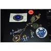 Image 2 : ANTIQUE & VINTAGE CHINESE SILVER, ENAMEL & GEMSTONE JEWELRY (8 PC)