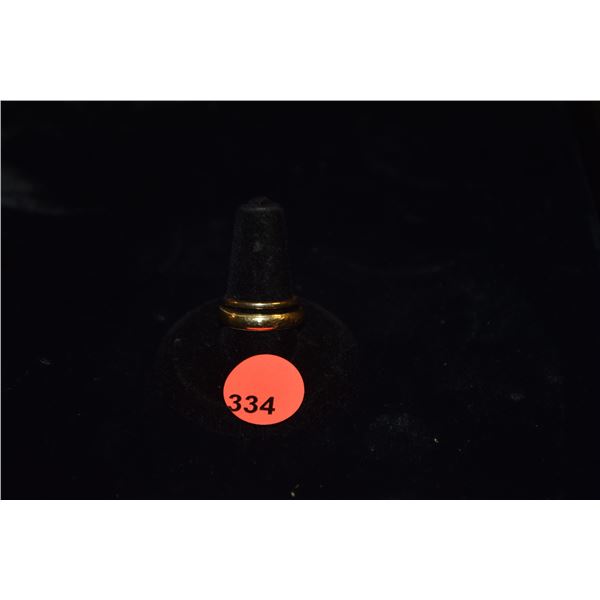 14K WG & YG BAND RINGS (ENGRAVED CJF TO BAR NOV 21, 1945 & BAR TO CJF NOV. 21, 1945) (4.3 GTW) (2 PC