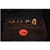 Image 1 : 10K GEMSTONE RINGS (9.8 GTW) (4 PCS)