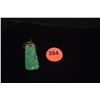 Image 1 : 18K WG JADE & DIAMOND PENDANT (JADE 1 1/2")