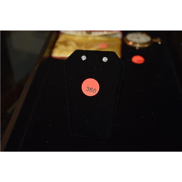 14K DIAMOND (EST .83 CTW) EARRINGS