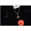 Image 2 : 14K WG DIAMOND PENDANT W/14K WG CHAIN (18") (5.2 GTW)